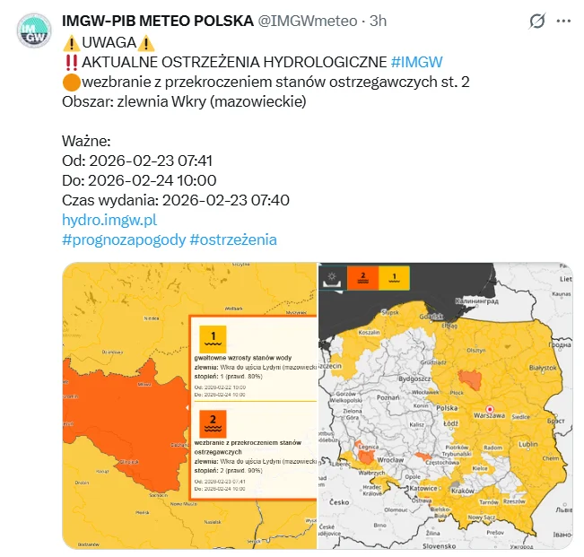 Zdjęcie Zalane domy, woda wdziera się do piwnic! Setki interwencji służb, a to nie koniec - IMGW ostrzega i wysyła alerty #1