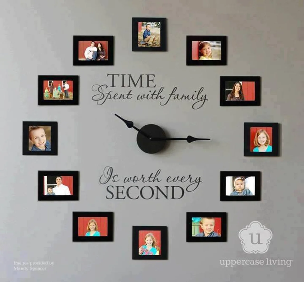 Zegar z rodzinnych zdjęć - super pomysł!