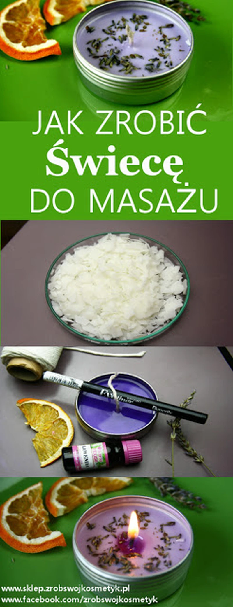 Dowiedz się jak zrobić świecę do masażu