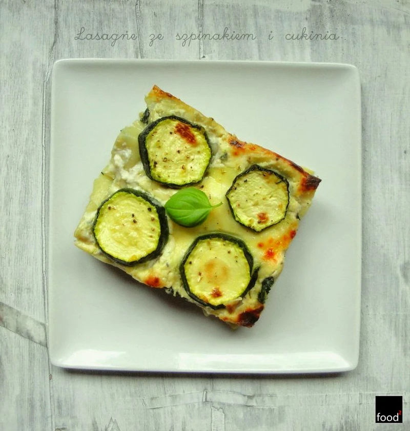 Lasagne ze szpinakiem i cukinią