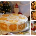 Pomarańcze w śniegu- ciasto