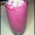 Smoothie borówkowe z kokosem i płatkami owsianymi