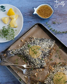 Flądra pieczona w panko