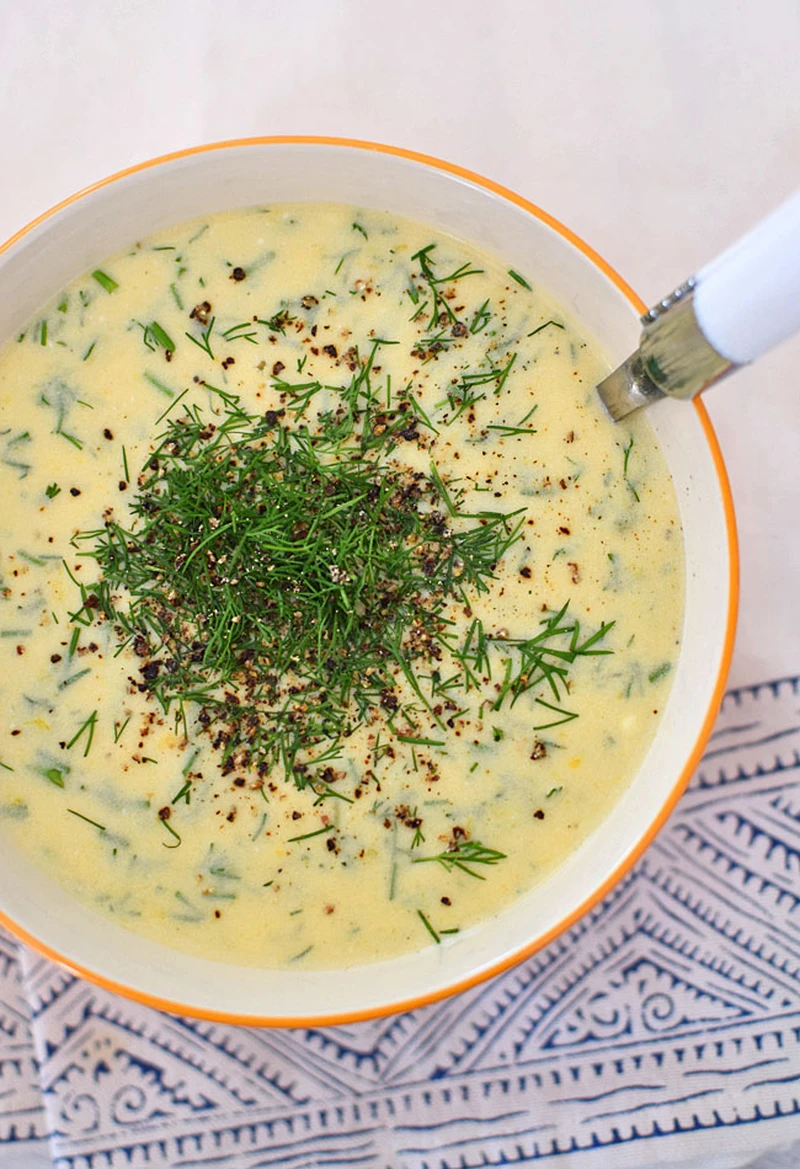 Zupa koperkowa - fit, zdrowa i BEZ mięsa