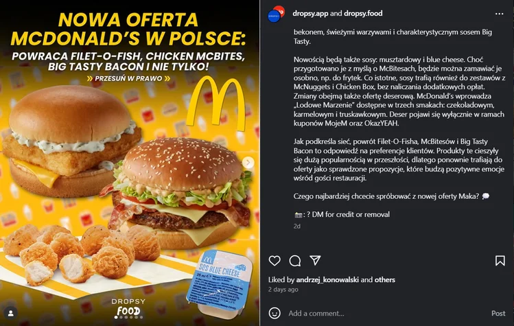 Zdjęcie Smaki sprzed lat znów w McDonald's! Kultowe klasyki wrócą we wrześniu 2025! #1