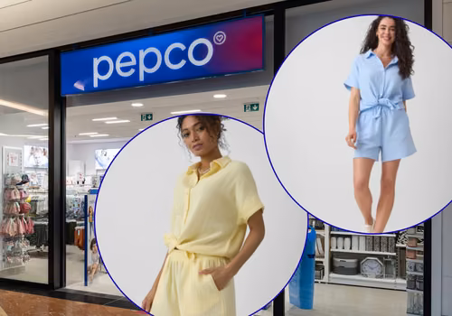 Ten komplet z Pepco zrobi furorę latem! Muślinowy materiał bez zagnieceń, a kolory bosko podkreślą opaleniznę