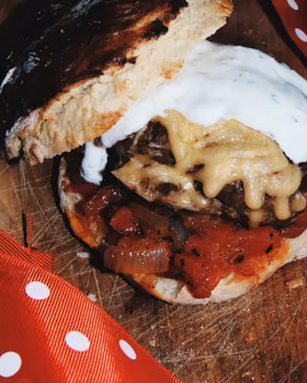 HOMEMADE BURGER
