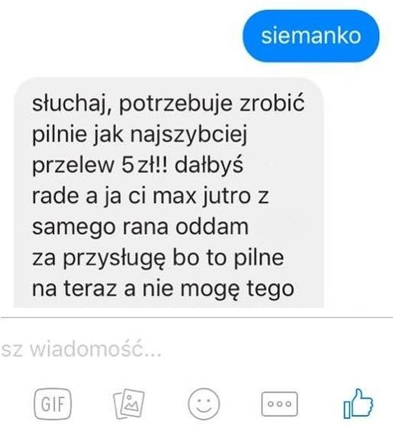 Znajomy na Facebooku prosi Cię o małą pożyczkę? NOWE OSZUSTWO NA FACEBOOKU!