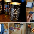 Lampy ze starych puszek