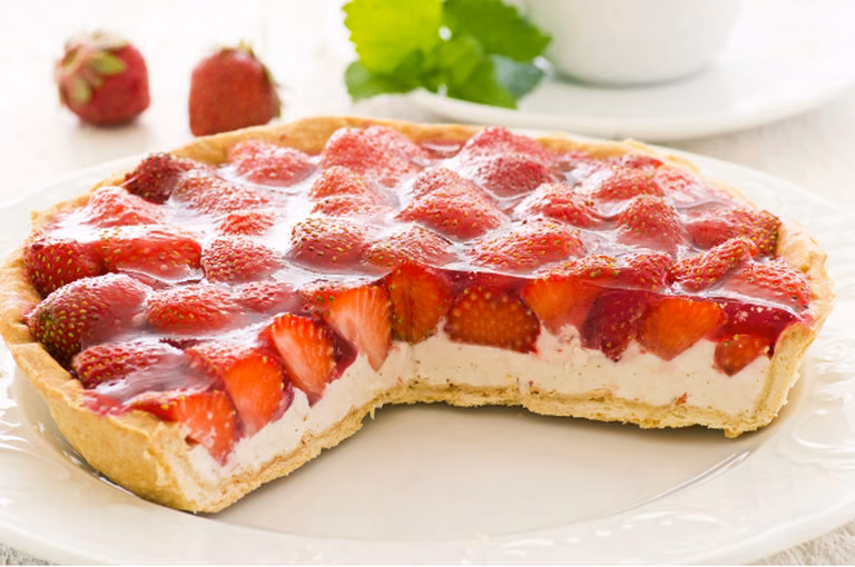 Tarta z budyniowym kremem