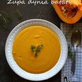 Zupa krem z pieczonej dyni, batatów i mleczka kokosowego