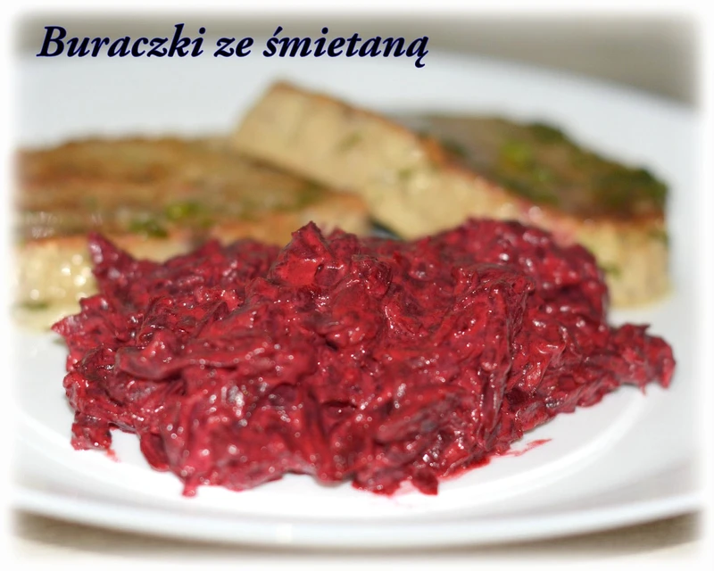Buraczki ze śmietaną (na ciepło)