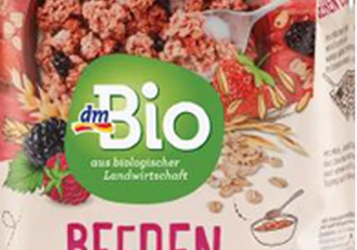 Ostrzeżenie: Możliwa obecność alergenu łubinu w granoli dmBio Crunchy