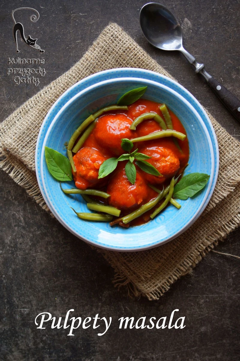 Pulpety masala z fasolką szparagową