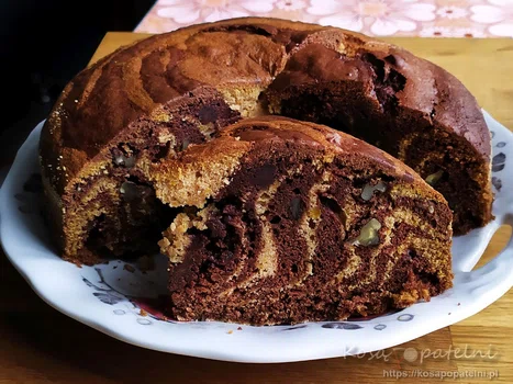 Ciasto dyniowe z czekoladą