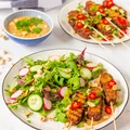 Satay z tempehu z sosem orzechowym