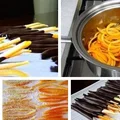 Pomarańczowe pałeczki w czekoladzie