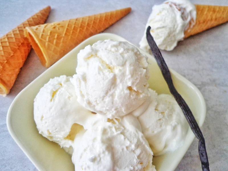 Lody sernikowe z ricottą