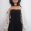 "Mała czarna" sukienka dla Barbie