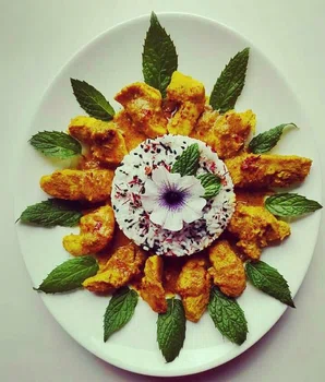 Kurczak curry z ryżem jaśminowym i ziarnami chia