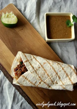 Bardzo proste Meksykańskie burrito