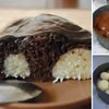 Ciasto czekoladowe z serowymi kuleczkami