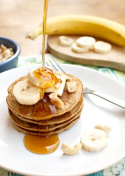 pancakes owsiane z bananem