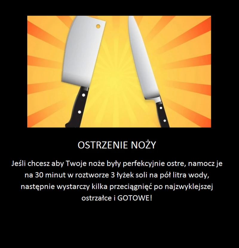 Jak perfekcyjnie naostrzyć nóż