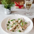 Bezglutenowe pierogi wegańskie z kapustą i grzybami