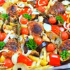Kefirowe udka pieczone z warzywami