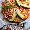 Tarta Flambee z mozzarellą, Chili i Czerwona Papryką
