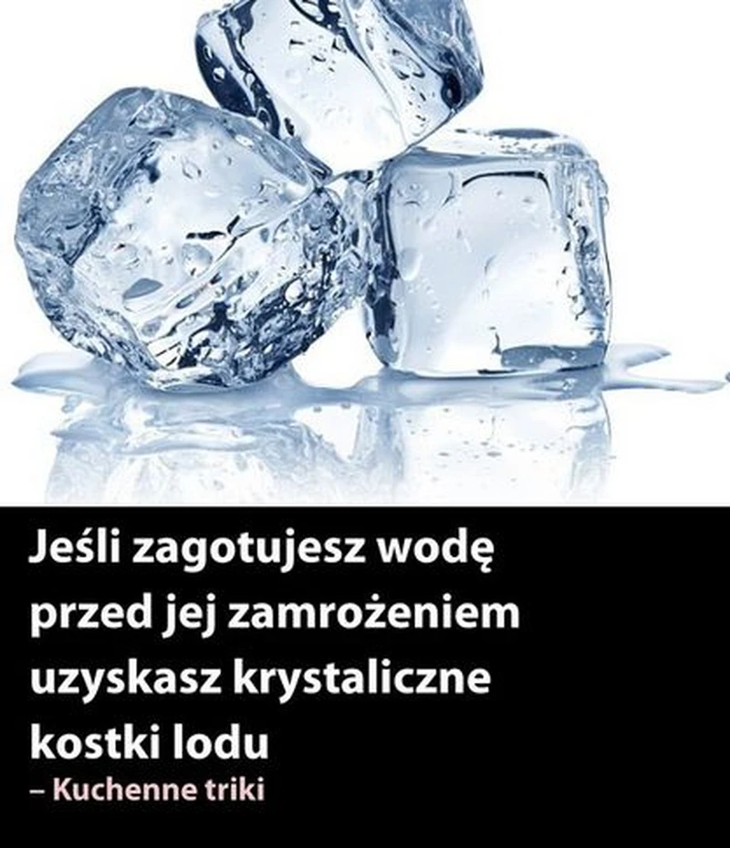 Kostki lodu - trik