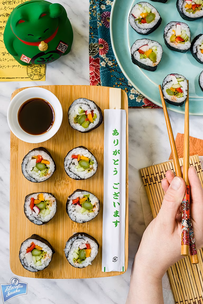 Sushi ze szparagami