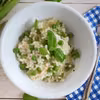 Risotto groszkowo-bazyliowe