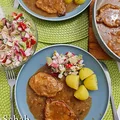 Schab w sosie własnym