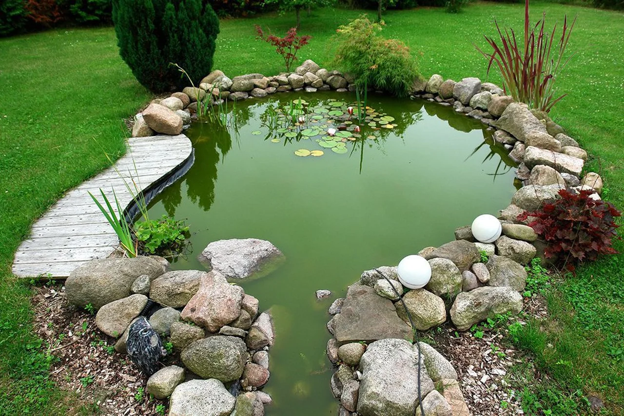 Oczko wodne w domowym ogrodzie - inspiracja