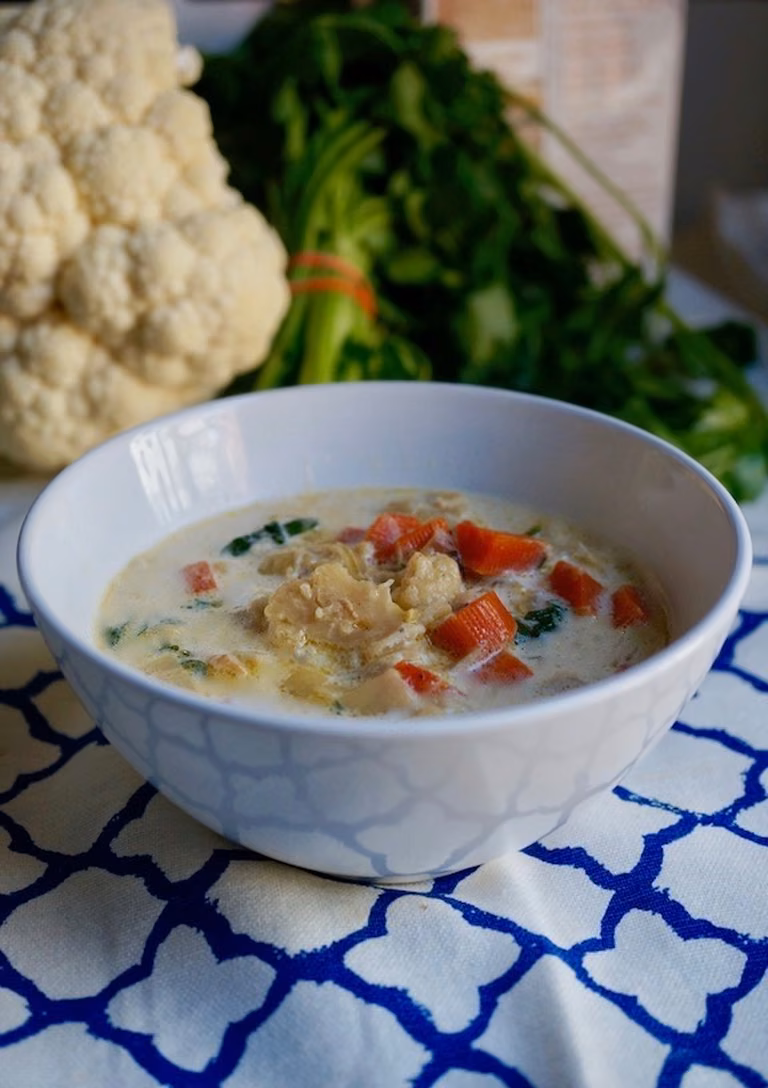 Zupa Kalafiorowo-Marchewkowa