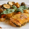 Łosoś grillowany z warzywami w curry