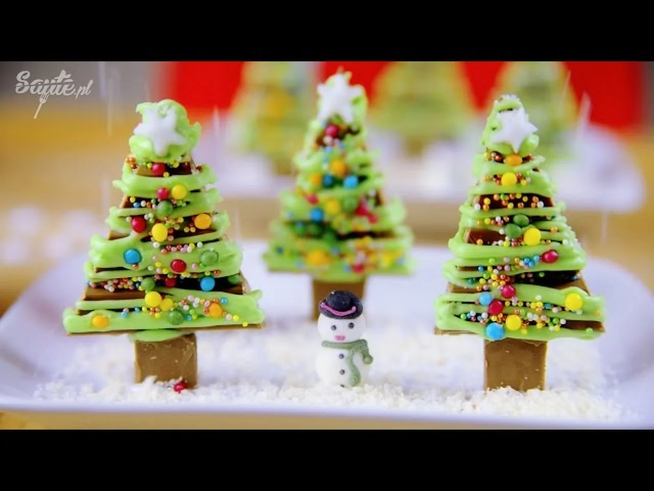 Czekoladowy las - prosty deser świąteczny