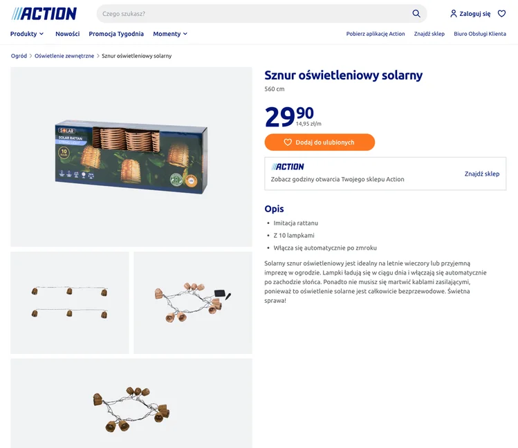 Zdjęcie Te lampki solarne z Action za 29,90 zł robią furorę na balkonach! Klimat jak z katalogu – bez kabli i prądu! #1