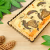 Tarta z grzybami leśnymi i karmelizowaną cebulą