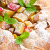 Razowa tarta rustykalna - galette z rabarbarem FIT
