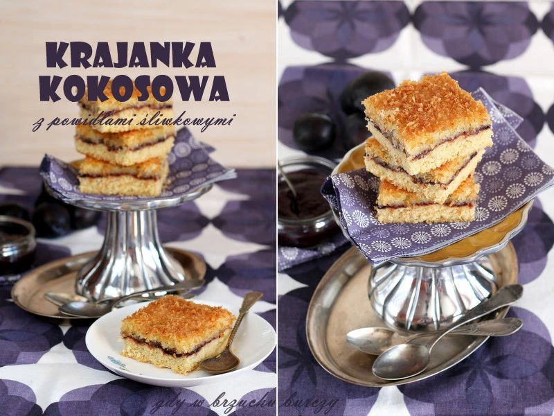 Krajanka śliwkowo-kokosowa
