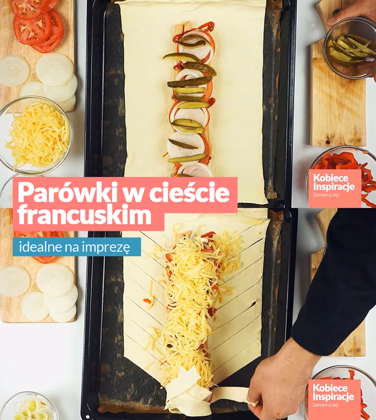 Parówki w cieście francuskim - idealne na imprezę