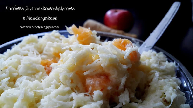 Surówka Selerowo-Pietruszkowa z Mandarynkami