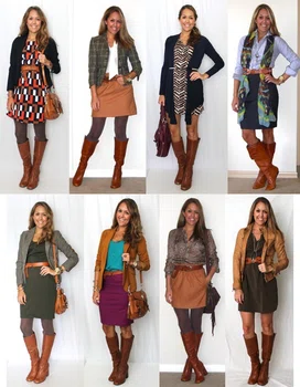 Jesienne stylizacje do pracy