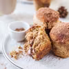 Cynamonowe muffinki z kremem czekoladowym