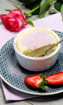 Suflet mirabelkowy z crème pâtissière