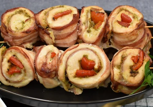 Szaszłyki z kurczaka i pesto