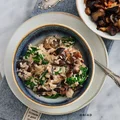 KREMOWE RISOTTO Z GRZYBAMI I JARMUŻEM